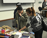 Students obtain programme information at the Information Session